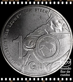 Km 223 Holanda 10 Gulden 1996 XFC Prata # Músico Barroco - Jan Steen ©