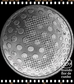 Km 254 Holanda 5 Euro 2005 XFC Proof Prata Holográfica Escassa # 60° Aniversário do Fim da 2° Guerra Mundial ©