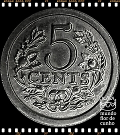 X#302 Holanda 5 Cents 1980 XFC Escassa # Rainha Beatrix e Príncipe Claus © - comprar online