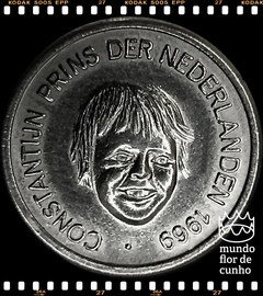 N#51714 Holanda 5 Cents ND (1980) XFC Escassa # Príncipe Constantino dos Países Baixos 1969 ©