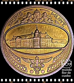 Holanda Medalha de Set Moedas cunhado pela Casa da Moeda da Holanda # 1980 XFC ©