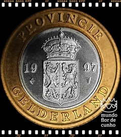 Holanda Medalha da Província Gelderland cunhado pela Casa da Moeda da Holanda # 1997 XFC Bimetálica ©