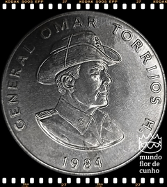 Km 76 Panamá 1 Balboa # Morte do General Omar Torrijos (Nós Temos Mais de Uma Data # Favor Escolher uma Data Abaixo e o Estado de Conservação) 1982 1984 ©