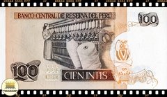 P133a Peru 100 Intis 26/06/1987 FE - Mundo Flor de Cunho | Numismática
