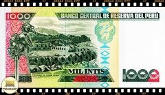 P136b.2 Peru 1000 Intis 28/06/1988 FE - Mundo Flor de Cunho | Numismática