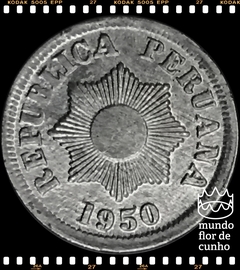 Km 228 Peru 2 Centavos 1950 XFC ©