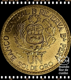 Km 240 Peru 1 Sol de Oro ND (1965) XFC # 400° Aniversário da Fundação da Casa da Moeda (Lima) © - comprar online