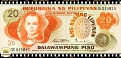 P155a Filipinas 20 Piso ND (1970) FE