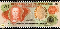 P162b Filipinas 20 Piso ND (1978) FE