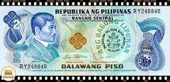 P166 Filipinas 2 Piso ND (1981) FE # Visita do Papa João Paulo II nas Filipinas.