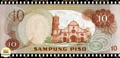P167a Filipinas 10 Piso ND (1981) FE # Eleição Ferdinand E. Marcos em 30/06/1981 - comprar online