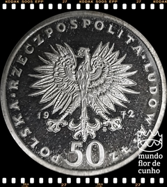 Km 66 Polônia 50 Zlotych 1972 MW XFC Proof Prata # Frederic Chopin © - comprar online