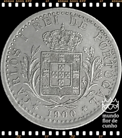 Km 546 Portugal 100 Reis (Tostão) 1900 MBC ©