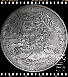 Km 598 Portugal 50 Escudos ND (1969) XFC Prata # 500° Aniversário - Nascimento de Vasco da Gama ©