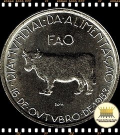 Km 618 Portugal 5 Escudos ND (1983) XFC F.A.O. (FAO) Escassa # Vaca ® na internet