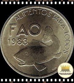 Km 619 Portugal 25 Escudos 1983 XFC F.A.O. (FAO) Escassa # Peixe ®