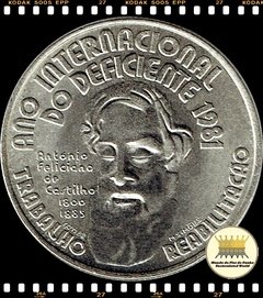 Km 624 Portugal 25 Escudos ND (1984) XFC # Ano Internacional das Pessoas com Deficiência ®