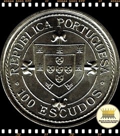 Km 640 Portugal 100 Escudos 1987 XFC # Nuno Tristão - 1a. Série Descobrimentos - Rio Gambia ® - comprar online