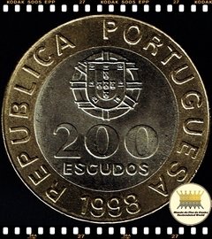 Km 655 Portugal 200 Escudos 1998 INCM FC Bimetálica ®