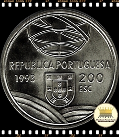 Km 666 Portugal 200 Escudos 1993 INCM XFC # Espingarda ® - comprar online