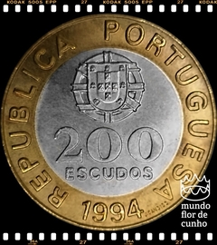 Km 669 Portugal 200 Escudos 1994 XFC Bimetálica # Lisboa - Capital Cultural Europeia © - comprar online