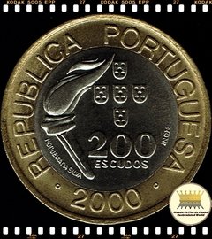 Km 726 Portugal 200 Escudos 2000 INCM XFC Bimetálica # Jogos Olímpicos de Sydney 2000 ® - comprar online