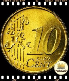 Km 743 Portugal 10 Euro Cent 2002 INCM XFC ® - Mundo Flor de Cunho | Numismática