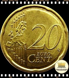 Km 764 Portugal 20 Euro Cent 2008 INCM XFC Muito Escassa ®