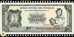 P195b Paraguai 5 Guaranies L.1952 (1963) FE - comprar online