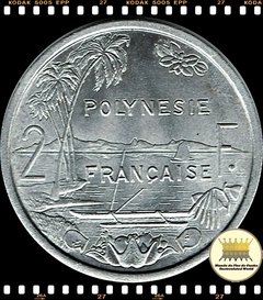 Km 10 Polinésia Francesa 2 Francs (Nós Temos Mais de Uma Data # Favor Escolher uma Data Abaixo e o Estado de Conservação) 1975 (a) 1979 (a) 2003 (a) ®
