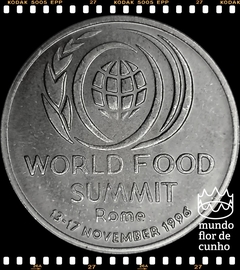 Km 126 Romênia 10 Lei 1996 FC F.A.O. (FAO) Muito Escassa # Cúpula Mundial da Alimentação de 1996, Roma ©