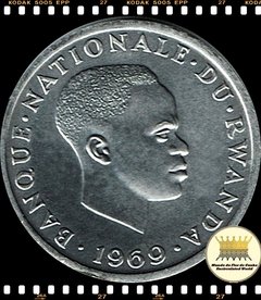 Km 8 Ruanda 1 Franc 1969 XFC ® - comprar online