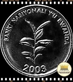 Km 25 Ruanda 20 Francs 2003 XFC ®