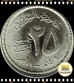Km 108 Sudão 25 Guirsh AH 1409 - 1989 FC ®