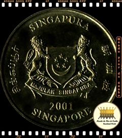 Km 99 Singapura (Cingapura) 5 Cents 1995 XFC © - comprar online