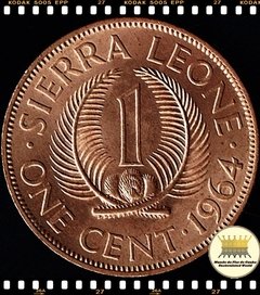 Km 17 Serra Leoa 1 Cent 1964 FC ®