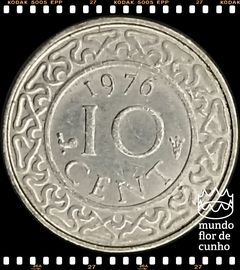 Km 13 Suriname 10 Cents 1976 (u) FC ©