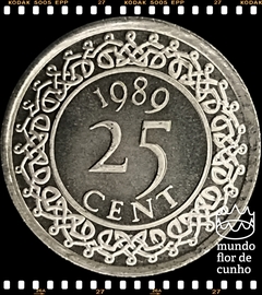 Km 14a Suriname 25 Cents 1989 (b) XFC ©