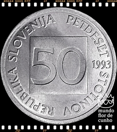 Km 3 Eslovênia 50 Stotinov 1993 XFC - Abelha © - comprar online