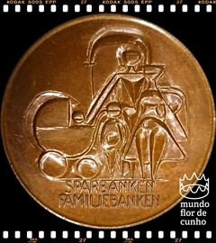 Suécia Medalha 40 Anos dos Bancos de Poupança da Suécia: Sparbanken # ND (1960) FC ©