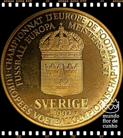 Suécia Medalha Campeonato Europeu de Futebol de 1992 # 1992 XFC Proof © - comprar online