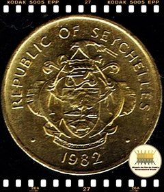 Km 46.1 Seicheles 1 Cent 1982 XFC Escassa ® - Mundo Flor de Cunho | Numismática