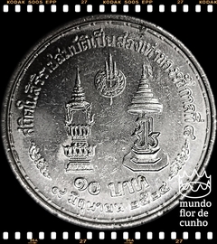 Km 146 Tailândia 10 Baht BE 2524 (1989) # 35° Aniversário do Reinado de Rama IX © - comprar online