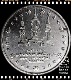 Km 172 Tailândia 10 Baht BE 2527 (1984) FC Escassa # 84° Aniversário da Mãe do Rei Rama IX © - comprar online