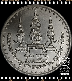 Km 233 Tailândia 10 Baht BE 2533 (1990) XFC Escassa # 90° aniversário da Princesa Mãe Srinagarindra © - comprar online