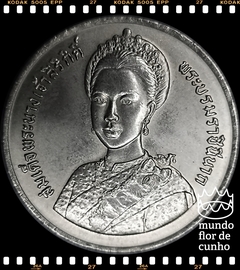 Km 261 Tailândia 10 Baht BE 2535 (1992) XFC # 60° aniversário da Rainha Sirikit ©