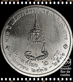Km 278 Tailândia 2 Baht BE 2536 (1993) XFC # 100° Aniversário da Procuradoria Geral da República ©