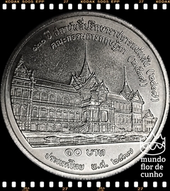 Km 295 Tailândia 10 Baht BE 2537 (1994) XFC # 120° Aniversário do Conselho de Estado ©