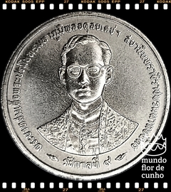 Km 319 Tailândia 2 Baht BE 2539 (1996) XFC # 50° aniversário da Coroação do Rei Rama IX © - comprar online