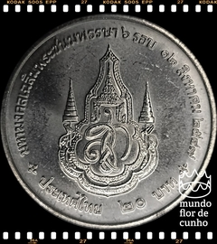 Km 422 Tailândia 20 Baht BE 2547 (2004) XFC # 72º Aniversário Rainha Sirikit © - comprar online